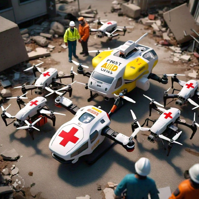 First Aid UAVs